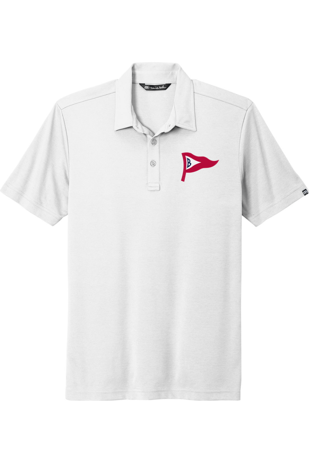 Belvedere Club Men's Embroidered Travis Mathew Oceanside Solid Polo Signature Lacrosse