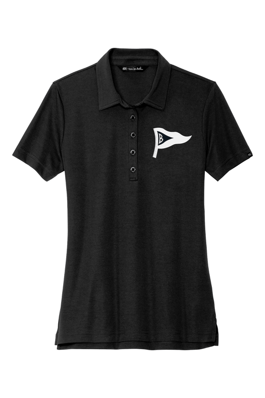 Belvedere Club Women's Embroidered Travis Mathew Ladies Oceanside Solid Polo Signature Lacrosse
