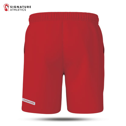 Bernards Lacrosse Men's Red Game Shorts Signature Lacrosse