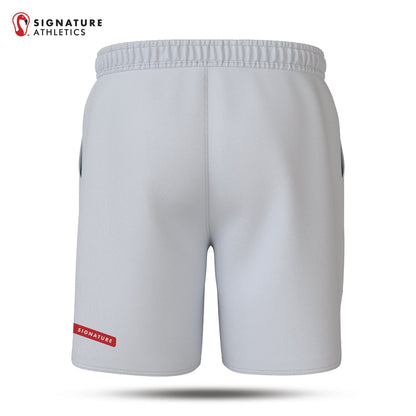 Bernards Lacrosse Men's White Game Shorts Signature Lacrosse