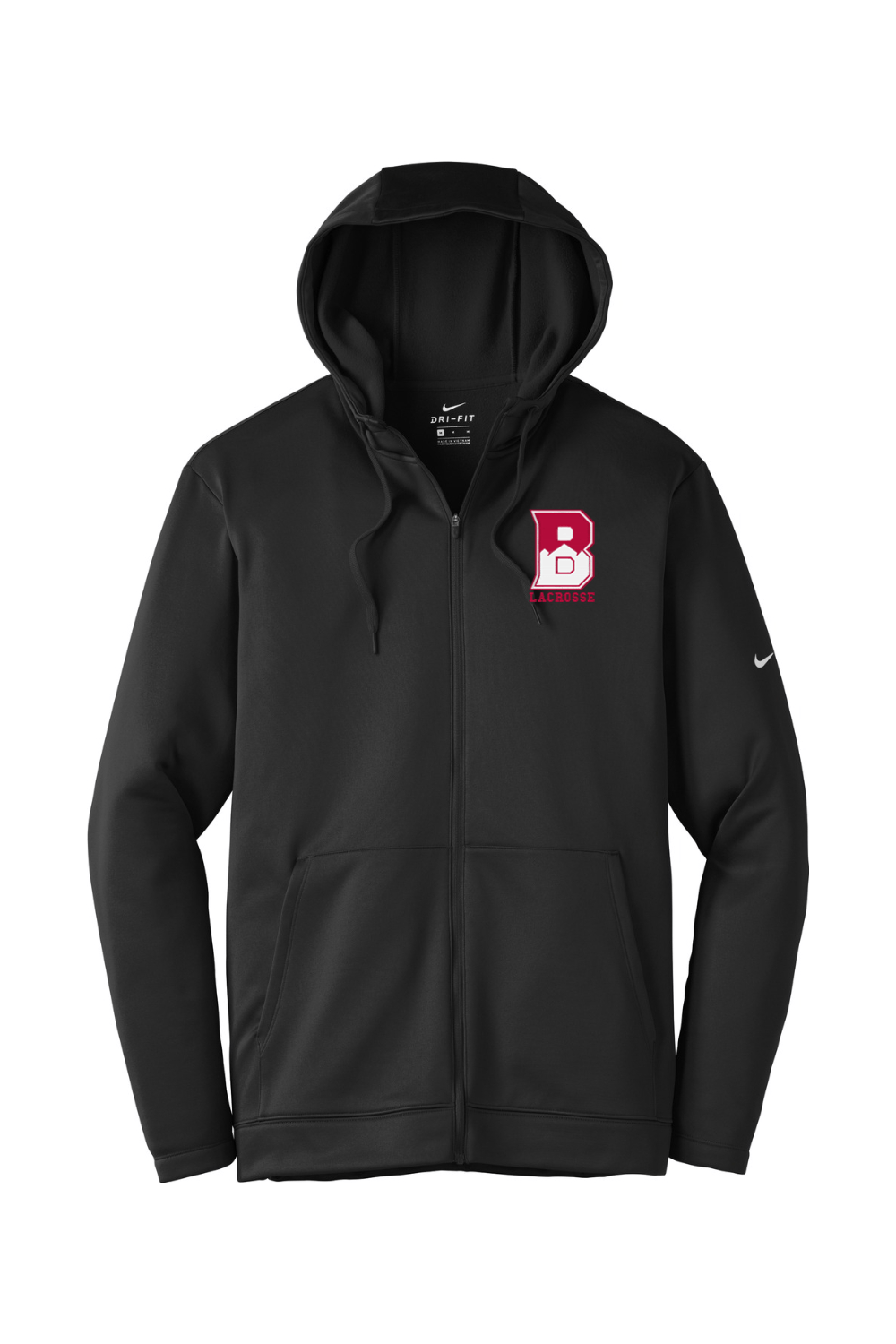 Bernards Lacrosse Therma-FIT Full-Zip Fleece Hoodie Signature Lacrosse