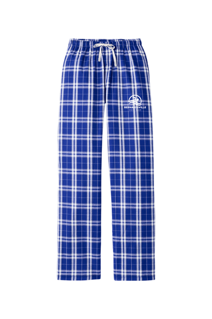 Bernardsville Swimming Adult Women's Flannel Plaid Pants Signature Lacrosse
