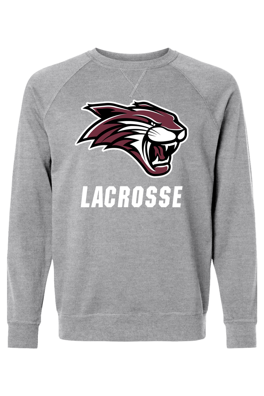 Bethel Youth Lacrosse Adult Heavyweight Raglan Long Sleeve Signature Lacrosse