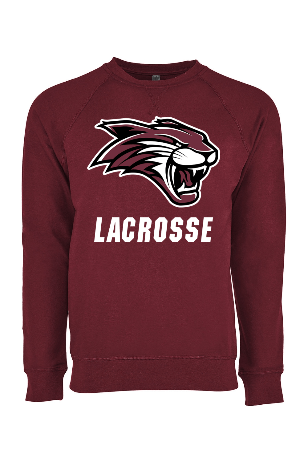 Bethel Youth Lacrosse Adult Heavyweight Raglan Long Sleeve Signature Lacrosse