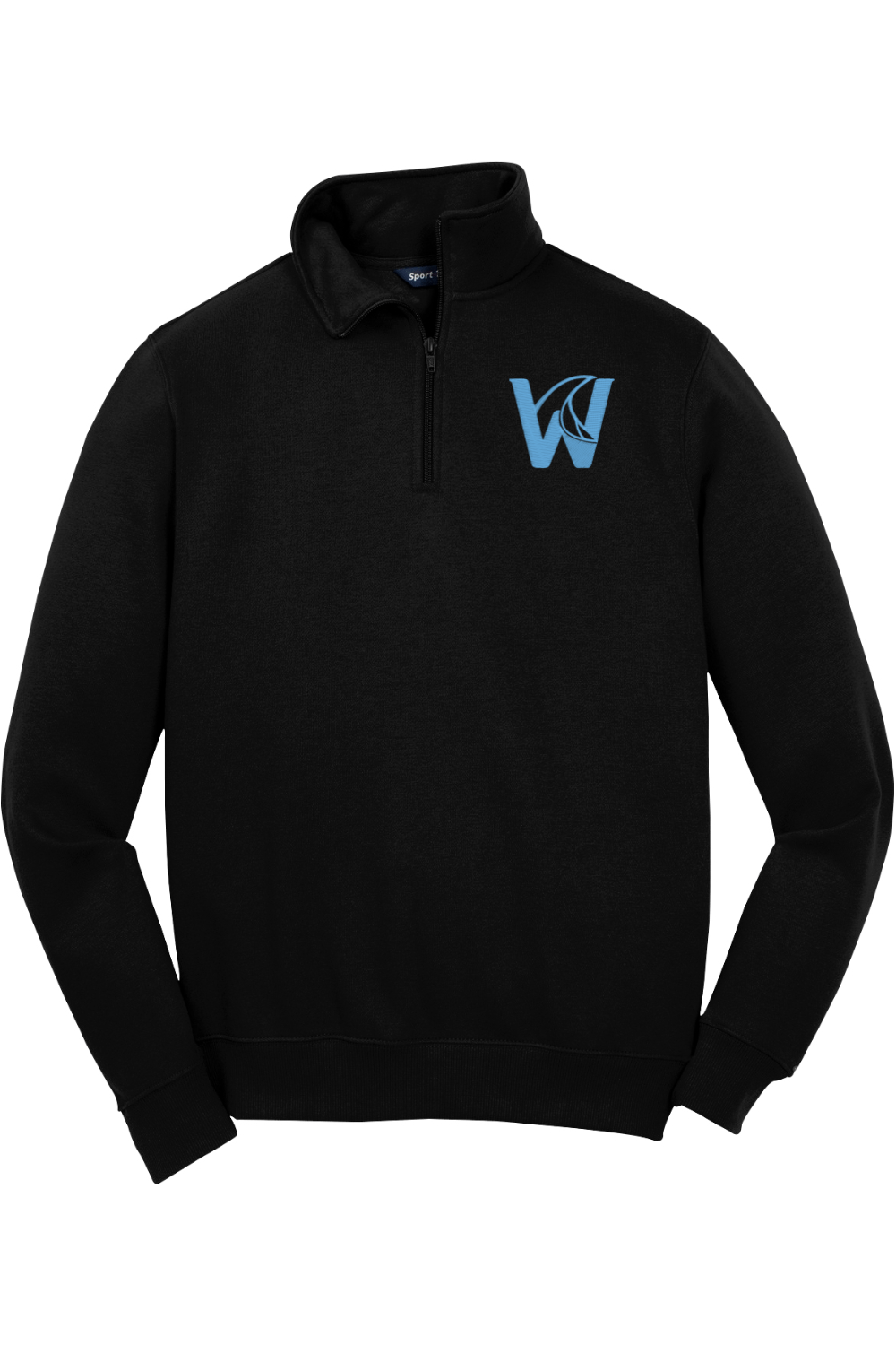 Big Wave Lacrosse Adult Embroidered Quarter-Zip Pullover Signature Lacrosse