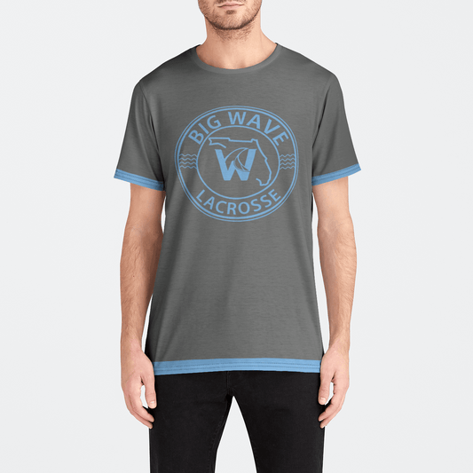 Big Wave Lacrosse Adult Sublimated Athletic T-Shirt (Men's) Signature Lacrosse