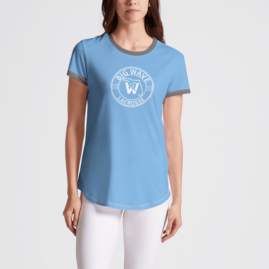 Big Wave Lacrosse Adult Sublimated Athletic T-Shirt (Women's) Signature Lacrosse