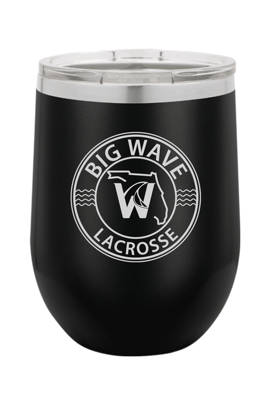 Big Wave Lacrosse Insulated Wine Tumbler Signature Lacrosse