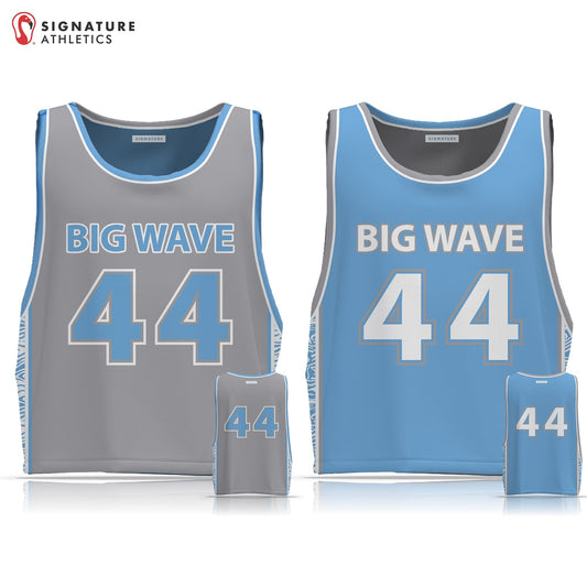 Big Wave Lacrosse Men's Player Reversible Game Pinnie: U8 Signature Lacrosse