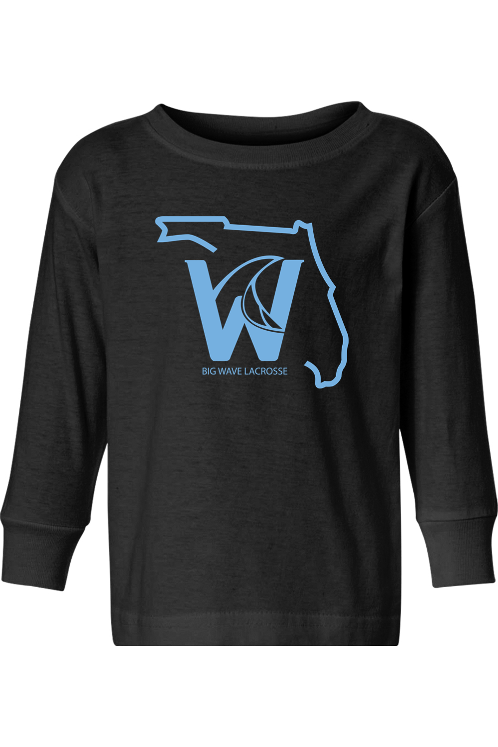 Big Wave Lacrosse Toddler Long Sleeve T-Shirt Signature Lacrosse