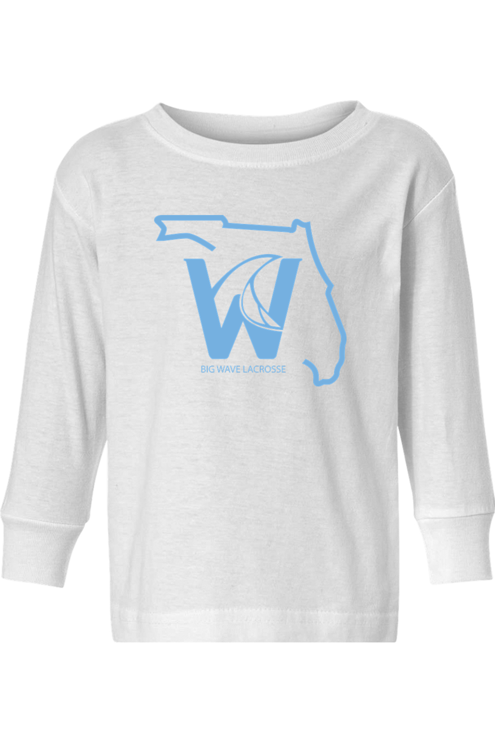 Big Wave Lacrosse Toddler Long Sleeve T-Shirt Signature Lacrosse