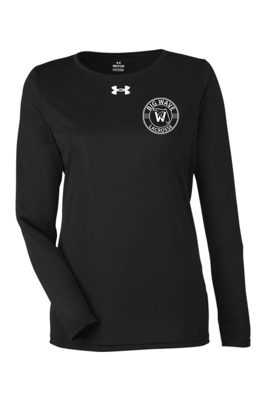 Big Wave Lacrosse Under Armour Ladies' Team Tech Long-Sleeve T-Shirt Signature Lacrosse