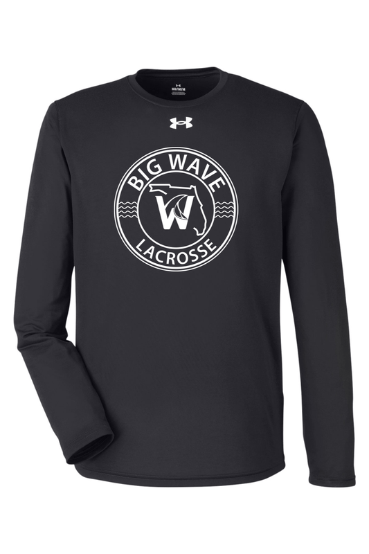 Big Wave Lacrosse Under Armour Men's Team Tech Long-Sleeve T-Shirt Signature Lacrosse
