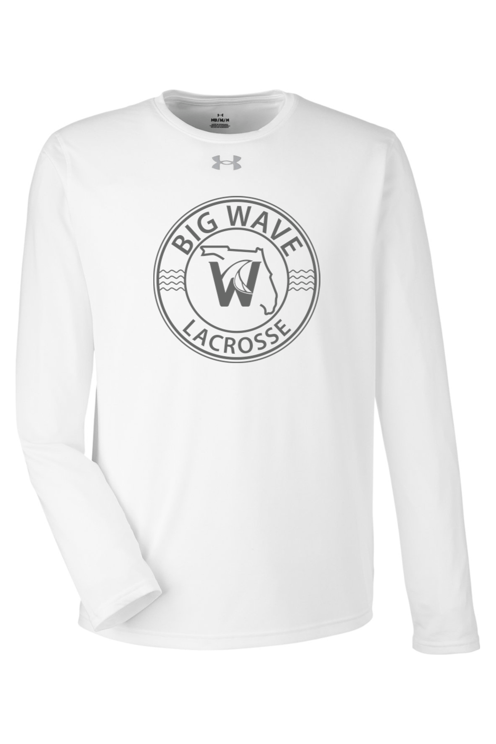 Big Wave Lacrosse Under Armour Men's Team Tech Long-Sleeve T-Shirt Signature Lacrosse