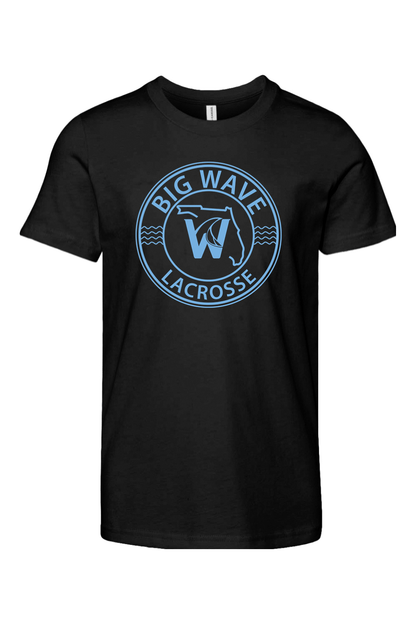 Big Wave Lacrosse Youth Lifestyle T-Shirt Signature Lacrosse