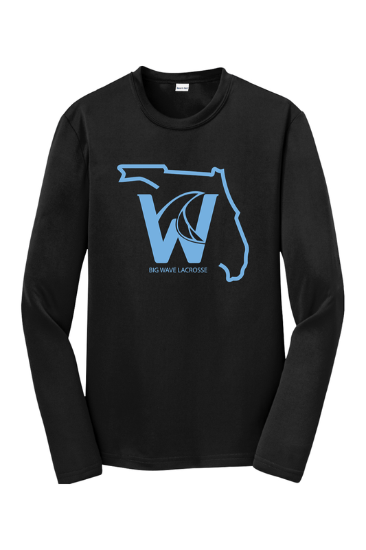 Big Wave Lacrosse Youth Long Sleeve T-Shirt Signature Lacrosse