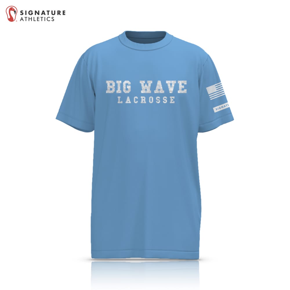 Big Wave Men's Short Sleeve Tech Tee Signature Lacrosse