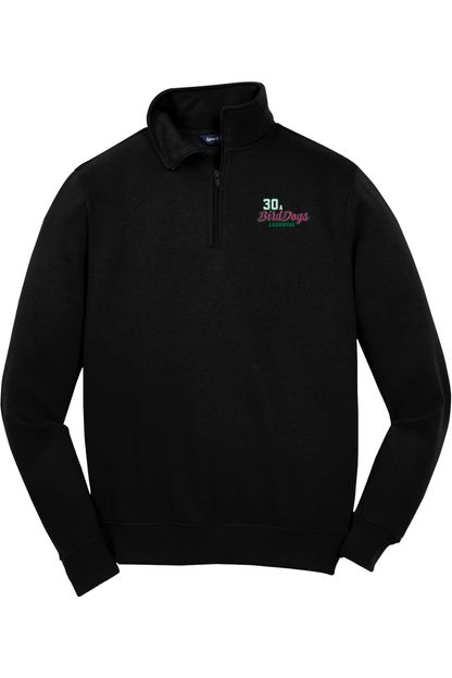 Birddogs Lacrosse Adult Embroidered Quarter-Zip Pullover Signature Lacrosse