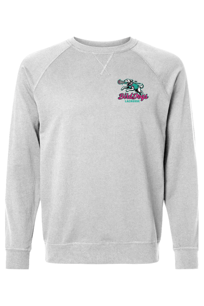 Birddogs Lacrosse Adult Heavyweight Raglan Long Sleeve Signature Lacrosse