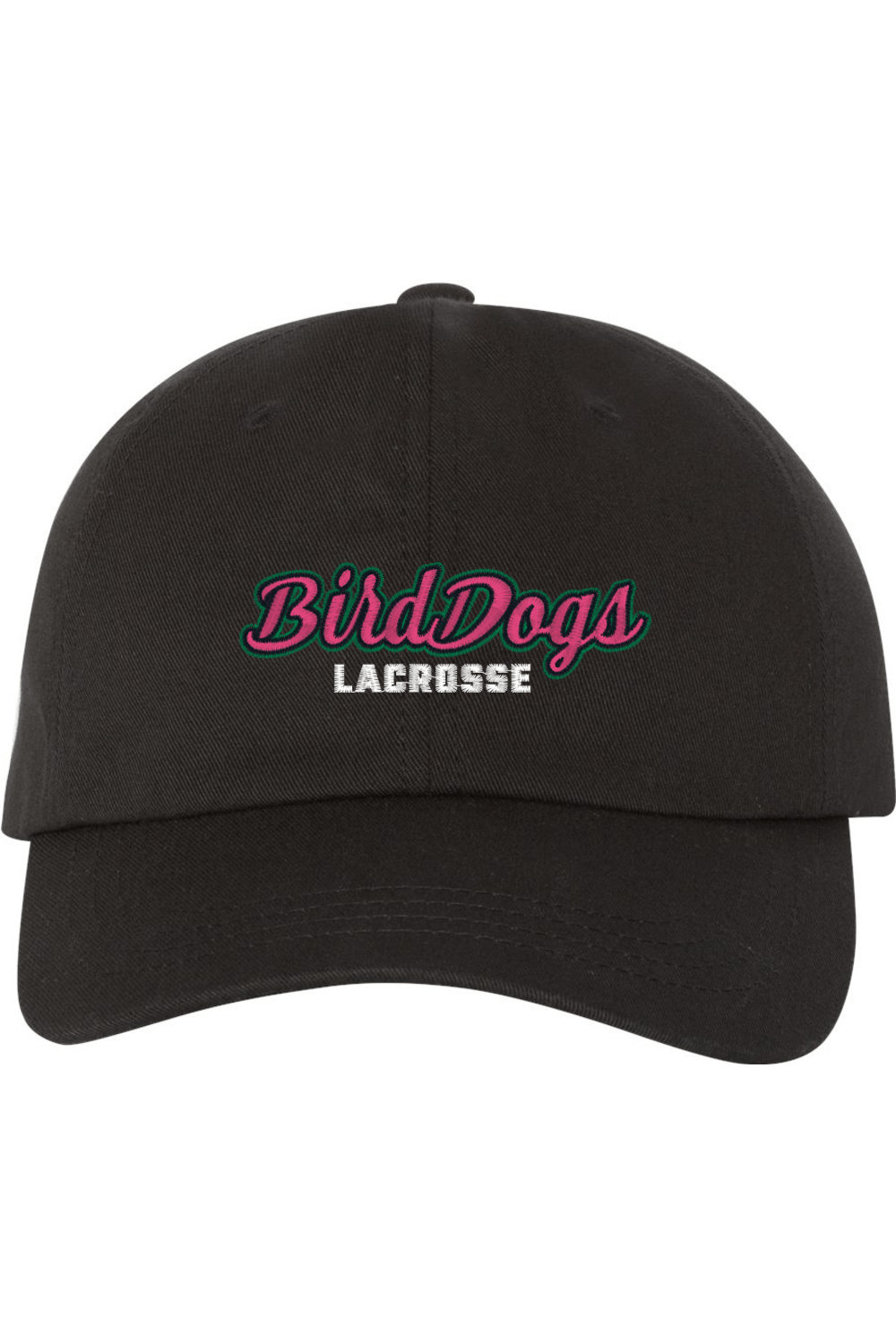 Birddogs Lacrosse Embroidered Dad Hat Signature Lacrosse
