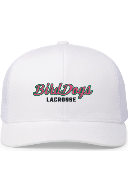 Birddogs Lacrosse Embroidered Trucker Hat Signature Lacrosse