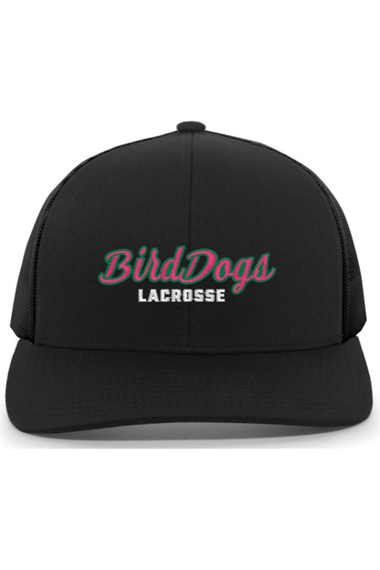 Birddogs Lacrosse Embroidered Trucker Hat Signature Lacrosse