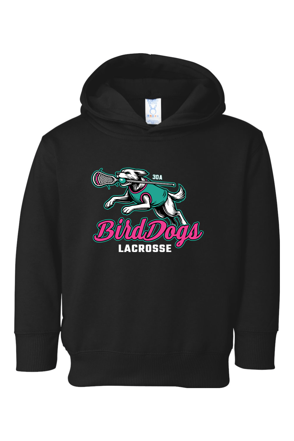 Birddogs Lacrosse Toddler Fleece Hoodie Signature Lacrosse