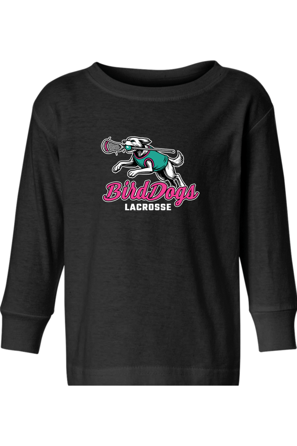 Birddogs Lacrosse Toddler Long Sleeve T-Shirt Signature Lacrosse