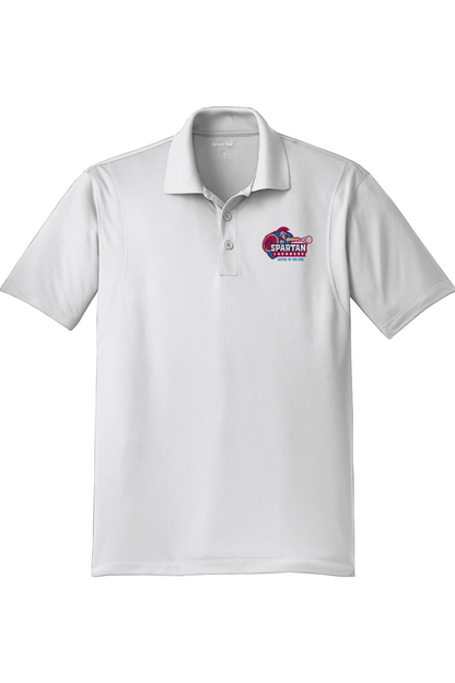 Bixby Spartan YLC Adult Embroidered Athletic Polo Signature Lacrosse