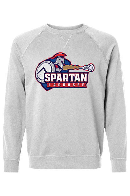 Bixby Spartan YLC Adult Heavyweight Raglan Long Sleeve Signature Lacrosse