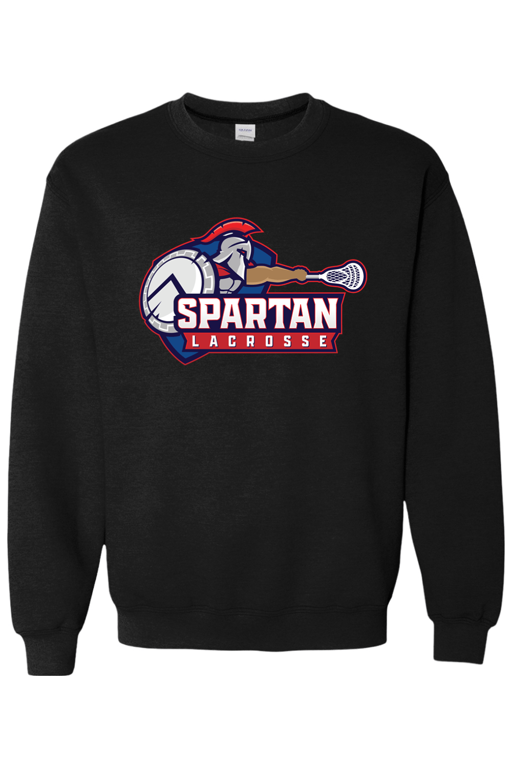 Bixby Spartan YLC Adult Heavyweight Sweatshirt Signature Lacrosse