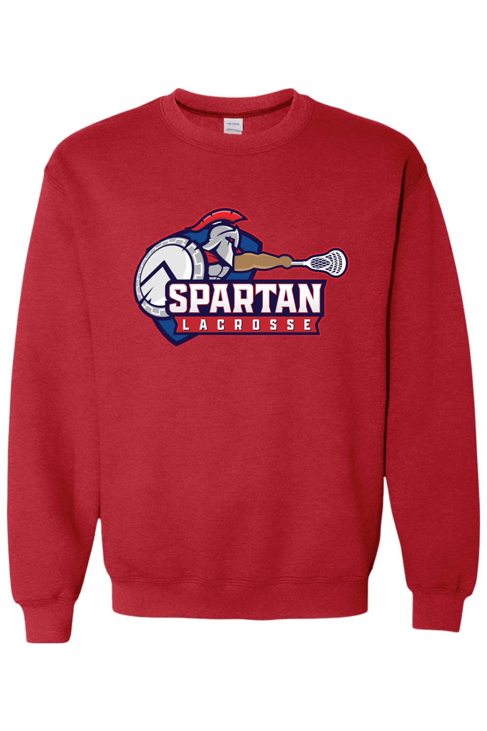 Bixby Spartan YLC Adult Heavyweight Sweatshirt Signature Lacrosse