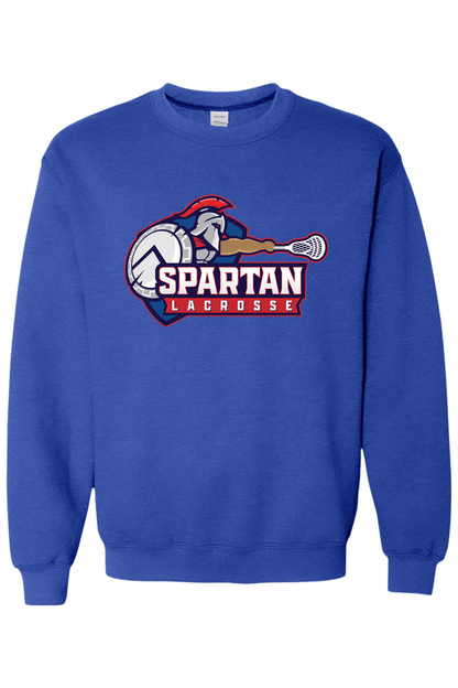 Bixby Spartan YLC Adult Heavyweight Sweatshirt Signature Lacrosse