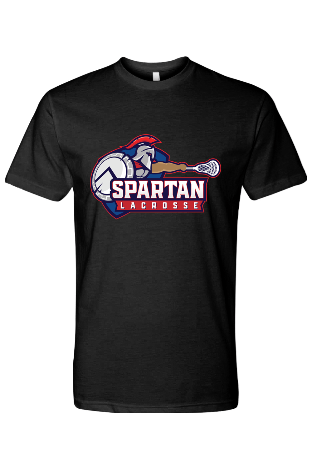 Bixby Spartan YLC Adult Men's T-Shirt Signature Lacrosse
