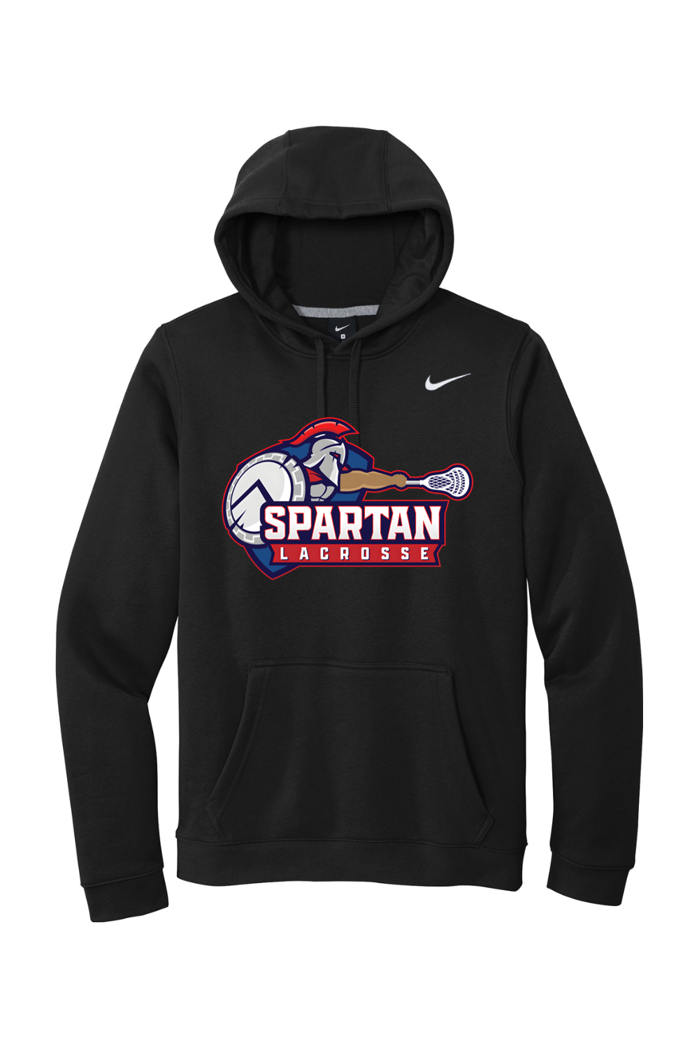 Bixby Spartan YLC Sleeve Swoosh Pullover Hoodie Signature Lacrosse