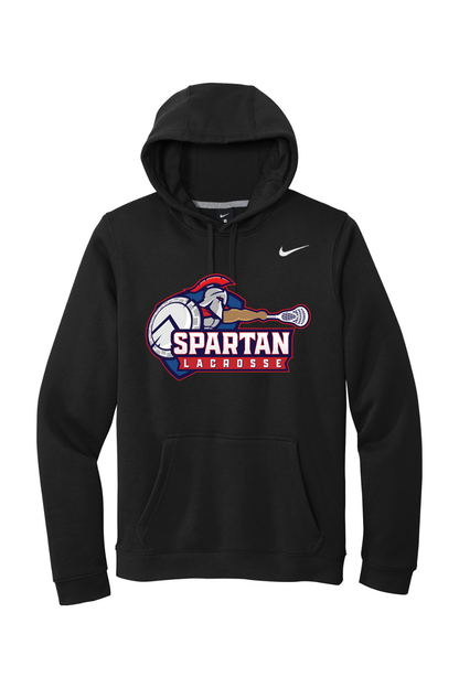 Bixby Spartan YLC Sleeve Swoosh Pullover Hoodie Signature Lacrosse