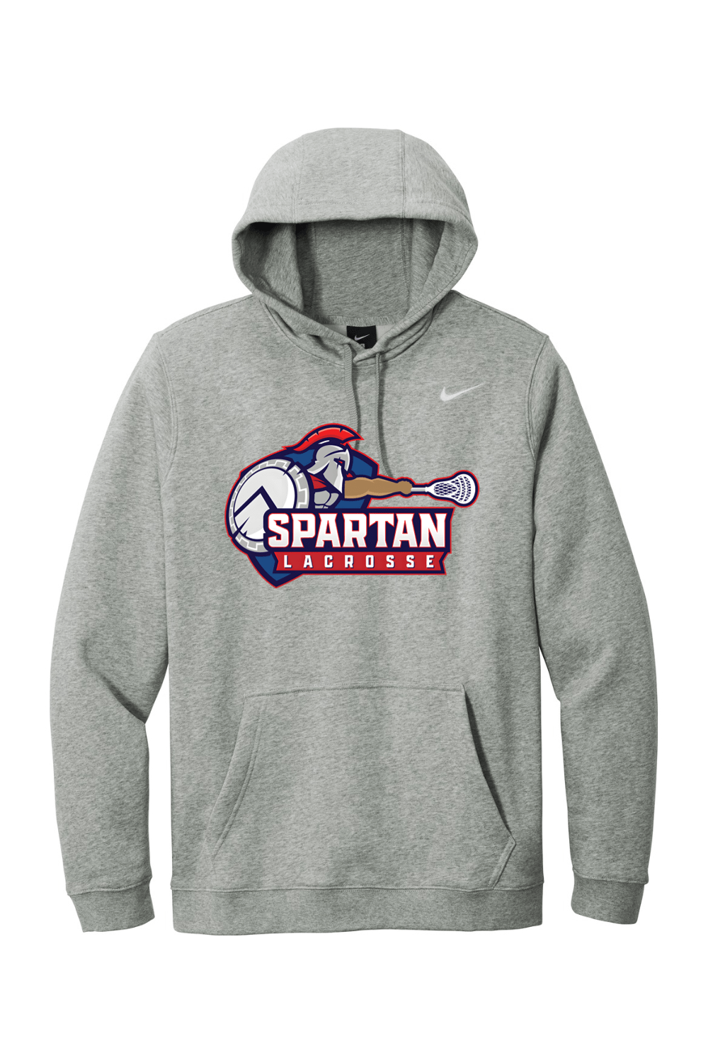 Bixby Spartan YLC Sleeve Swoosh Pullover Hoodie Signature Lacrosse