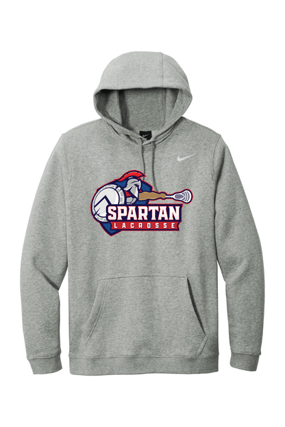 Bixby Spartan YLC Sleeve Swoosh Pullover Hoodie Signature Lacrosse