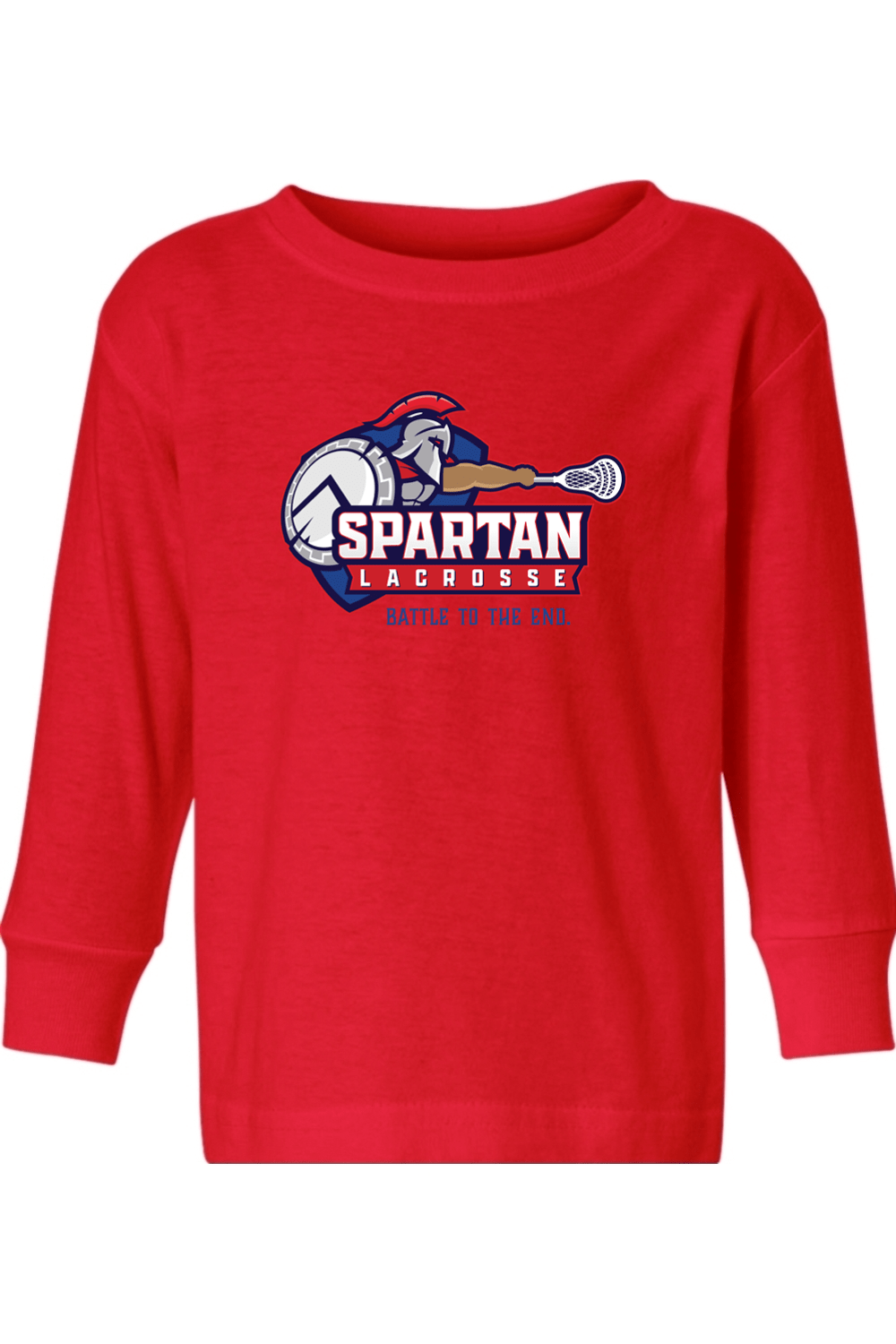 Bixby Spartan YLC Toddler Long Sleeve T-Shirt Signature Lacrosse