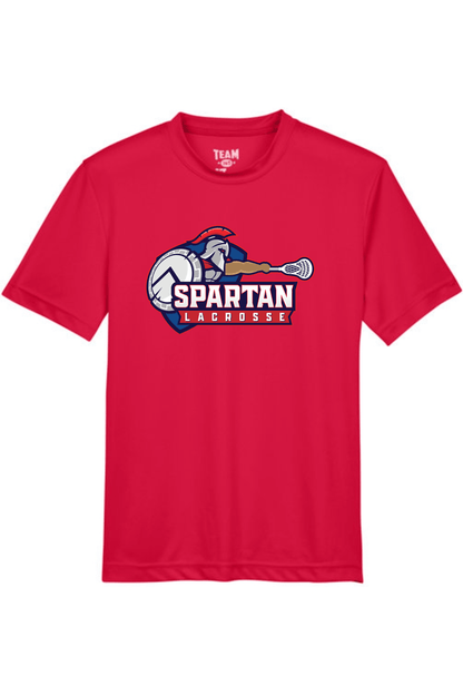 Bixby Spartan YLC Youth Athletic T-Shirt Signature Lacrosse
