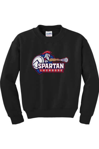 Bixby Spartan YLC Youth Sweatshirt Signature Lacrosse