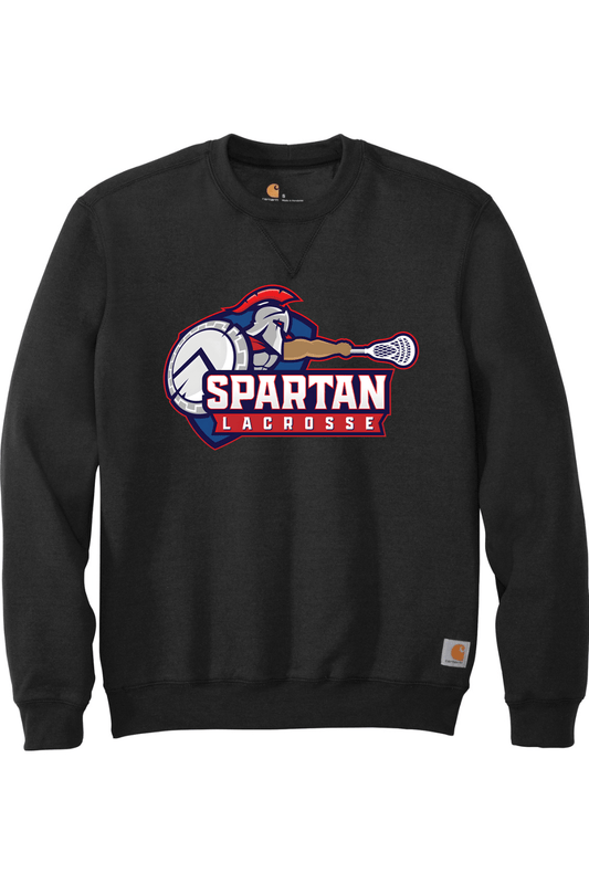 Bixby Spartans YLC Crewneck Sweatshirt Signature Lacrosse