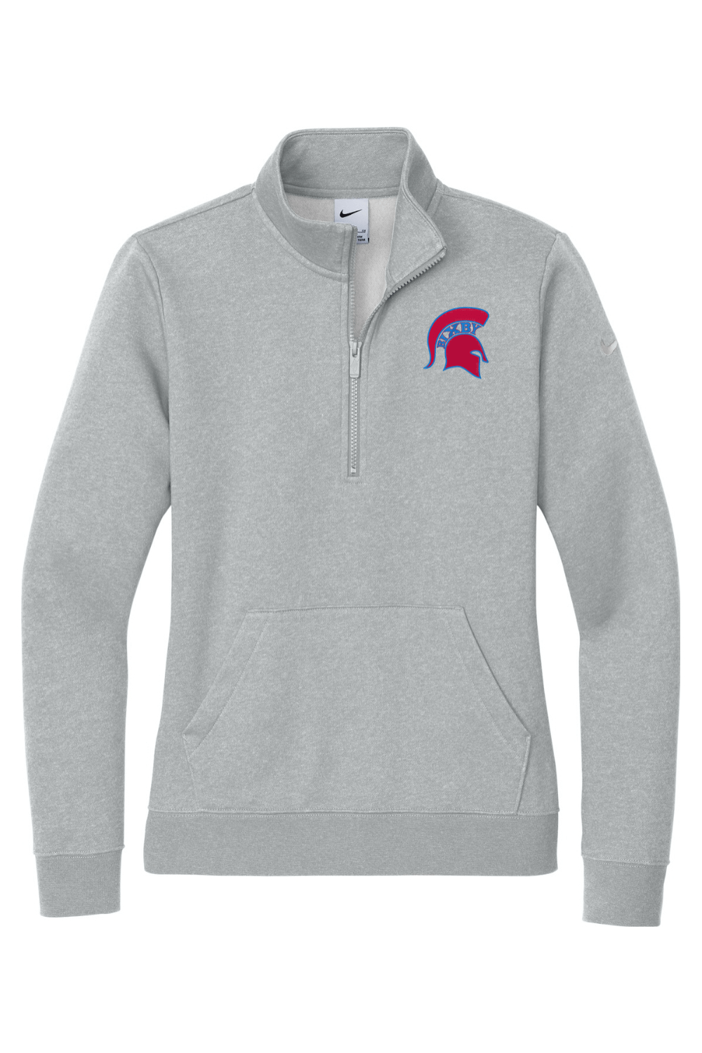 Bixby Spartans YLC Ladies Sleeve Swoosh 1/2-Zip Signature Lacrosse