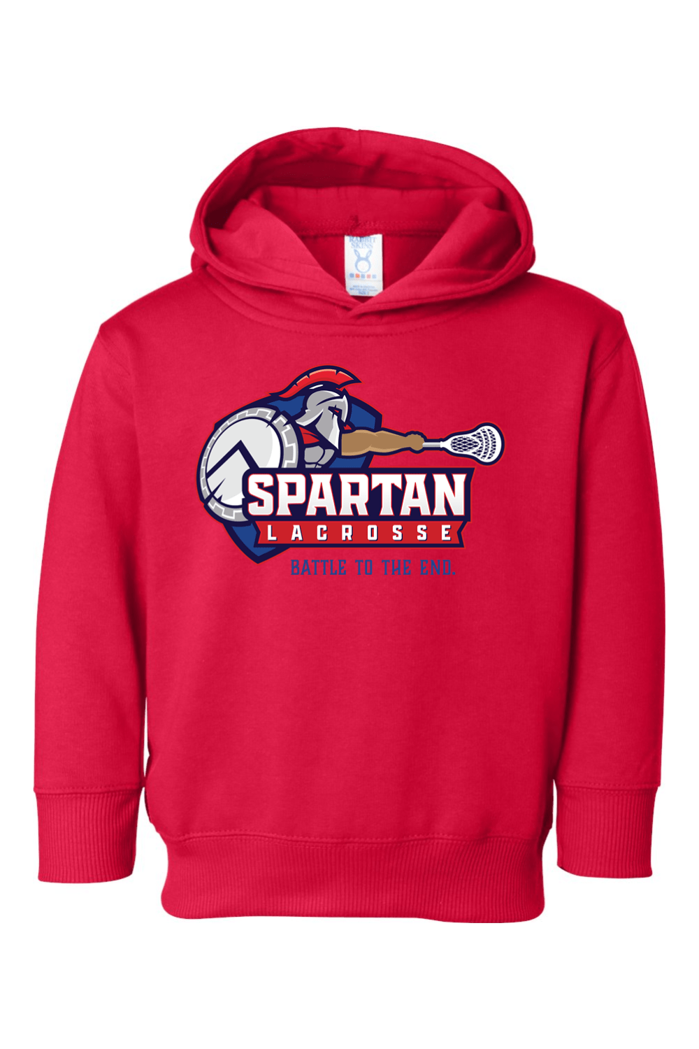 Bixby Spartans YLC Toddler Fleece Hoodie Signature Lacrosse