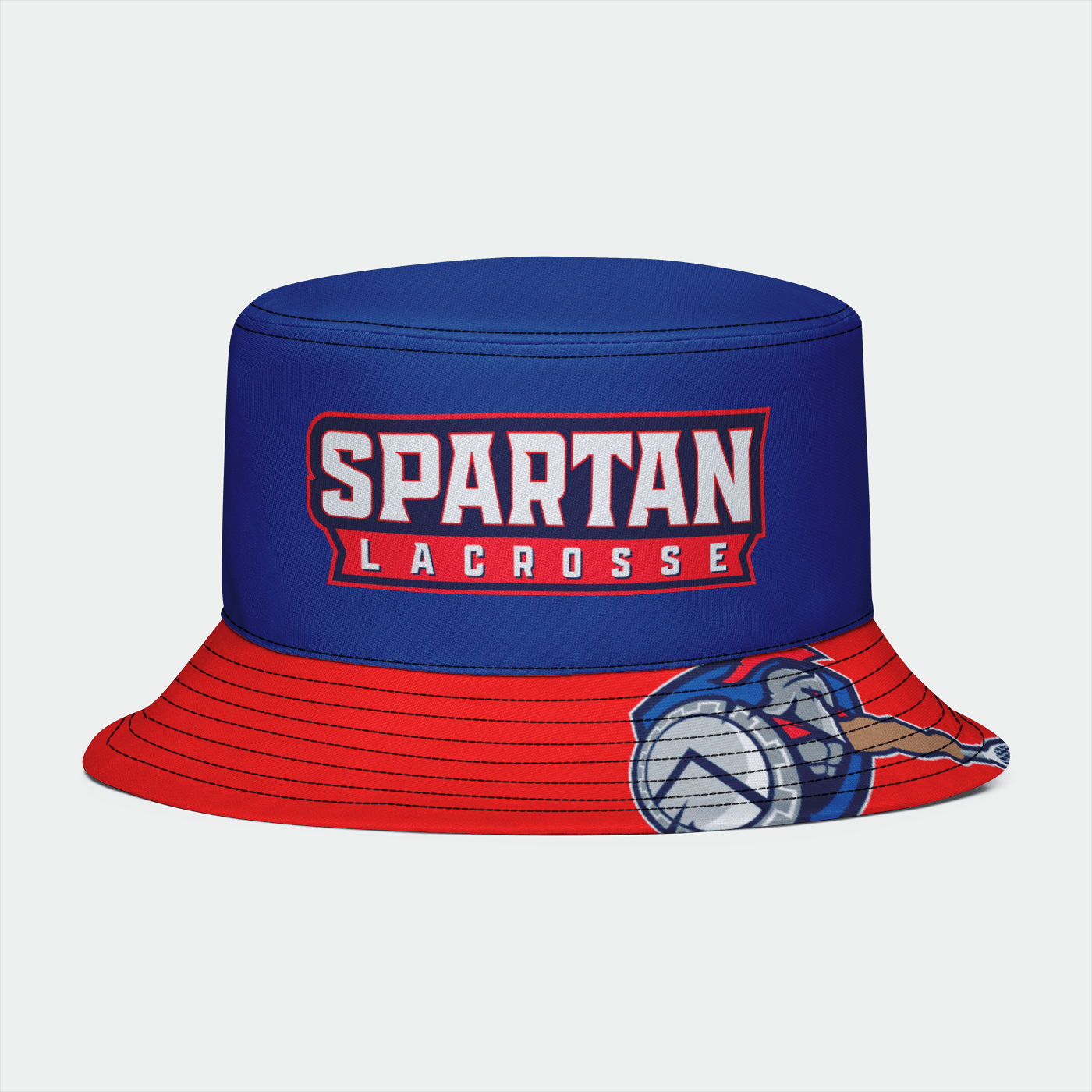 Bixby Spartans Youth Lacrosse Adult Bucket Hat Signature Lacrosse