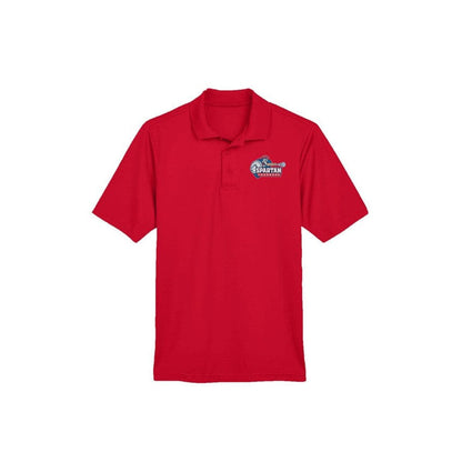 Bixby Spartans Youth Lacrosse Adult Performance Polo Signature Lacrosse