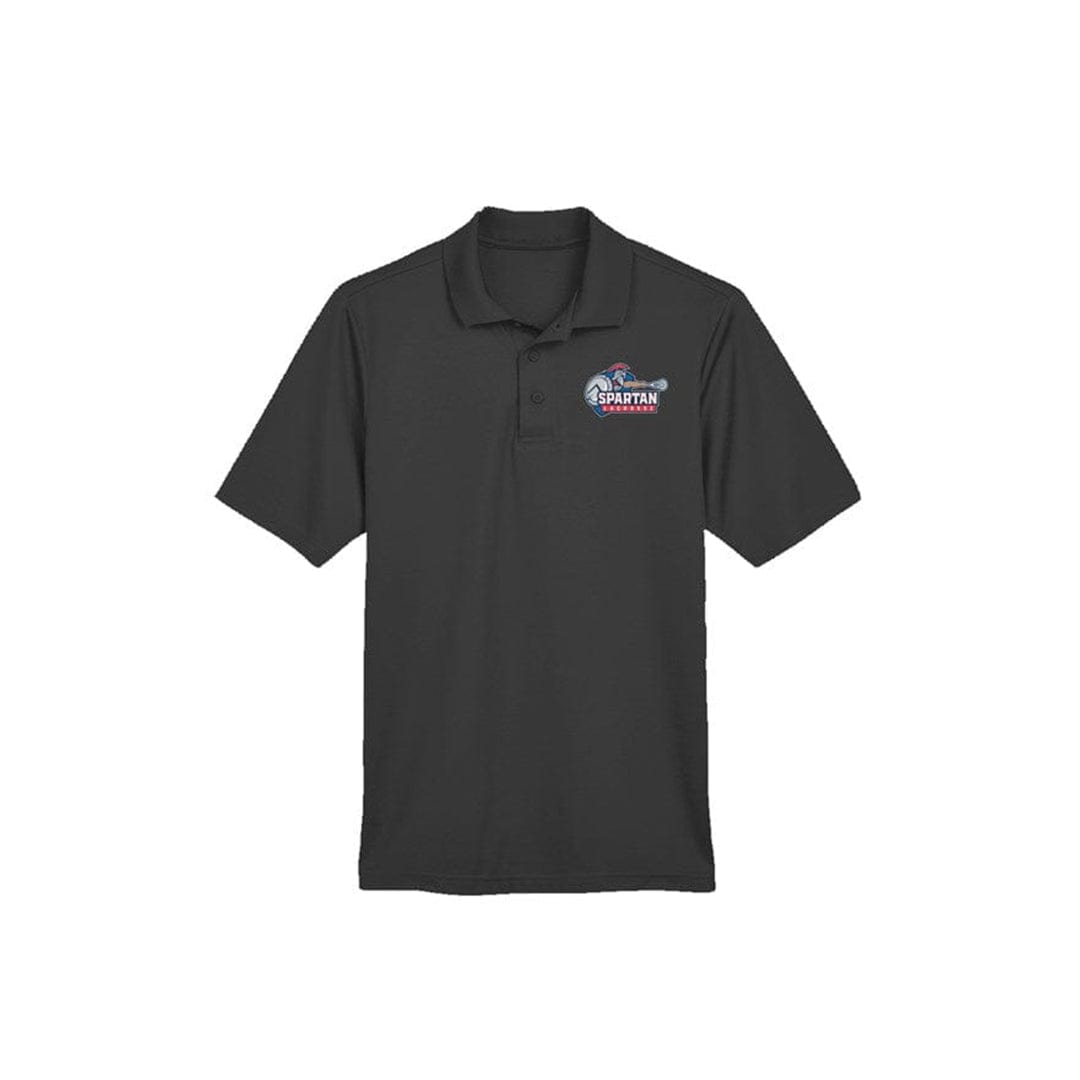 Bixby Spartans Youth Lacrosse Adult Performance Polo Signature Lacrosse