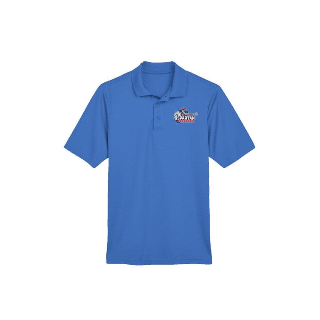 Bixby Spartans Youth Lacrosse Adult Performance Polo Signature Lacrosse