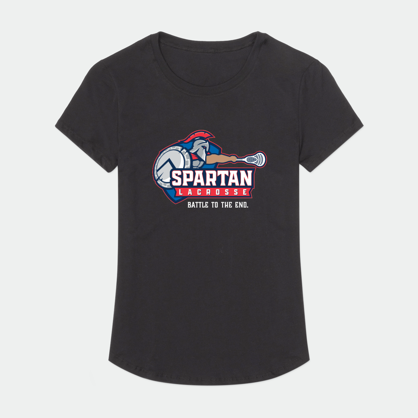 Bixby Spartans Youth Lacrosse Adult Women's Sport T-Shirt Signature Lacrosse