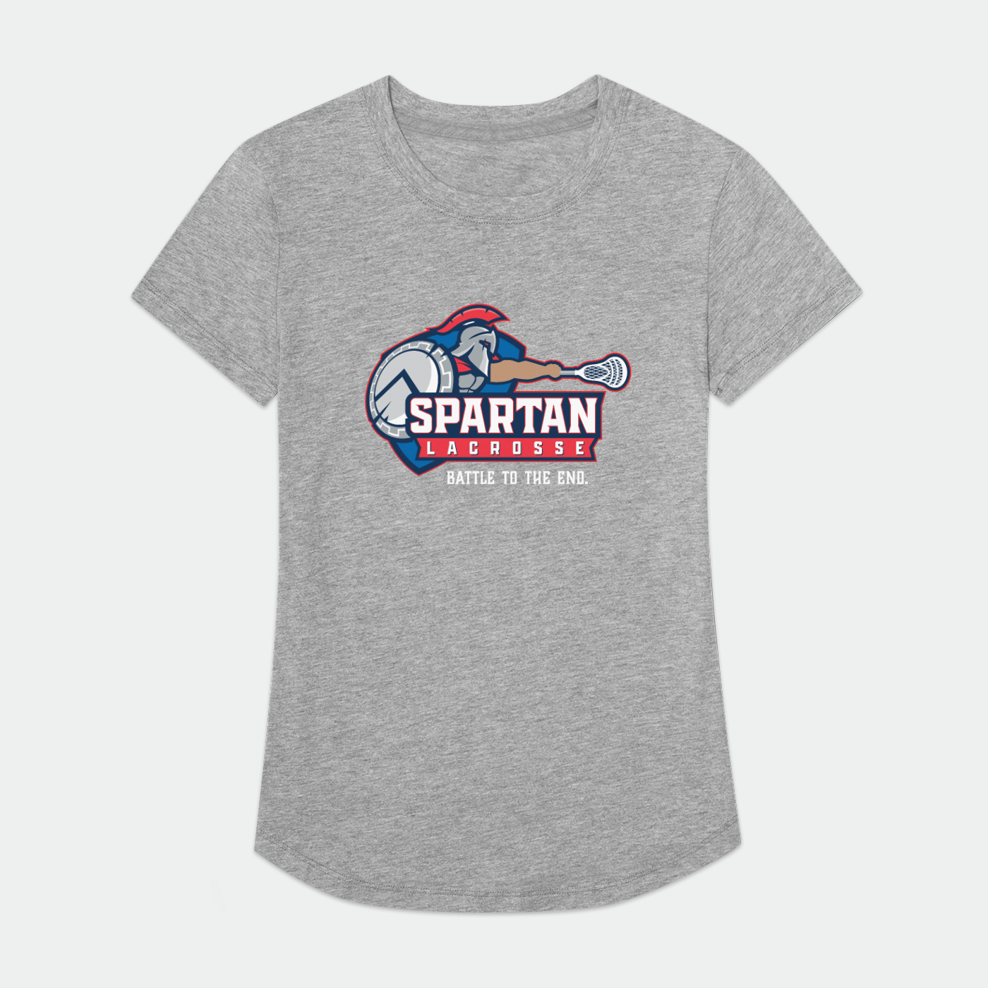 Bixby Spartans Youth Lacrosse Adult Women's Sport T-Shirt Signature Lacrosse